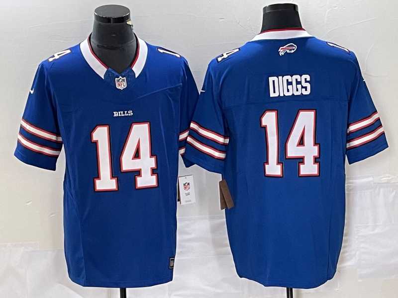 Men's Buffalo Bills #14 Stefon Diggs Blue 2023 FUSE Vapor Limited Stitched Jersey